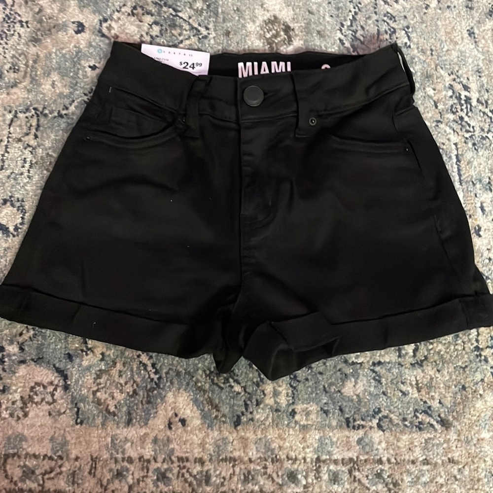 size 0 high rise Taille Haute jean shorts